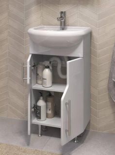 Тумба под раковину напольная Vigo Turin 223 45 см белый